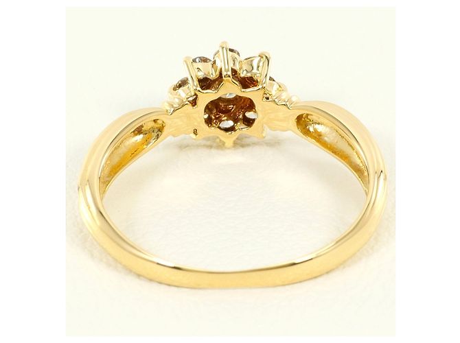 Autre Marque 18K Gelbgold-Ring mit Diamant Golden - Ansicht 3