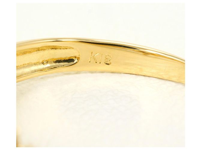 Autre Marque 18K Gelbgold-Ring mit Diamant Golden - Ansicht 4