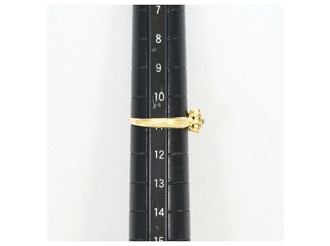 Autre Marque 18K Gelbgold-Ring mit Diamant Golden - Ansicht 7