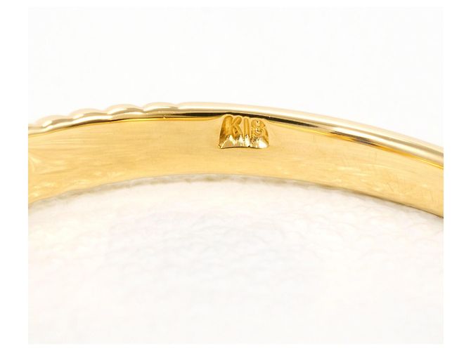 Autre Marque 18K Gelbgold-Ring mit Saphir und Diamant Golden - Ansicht 4