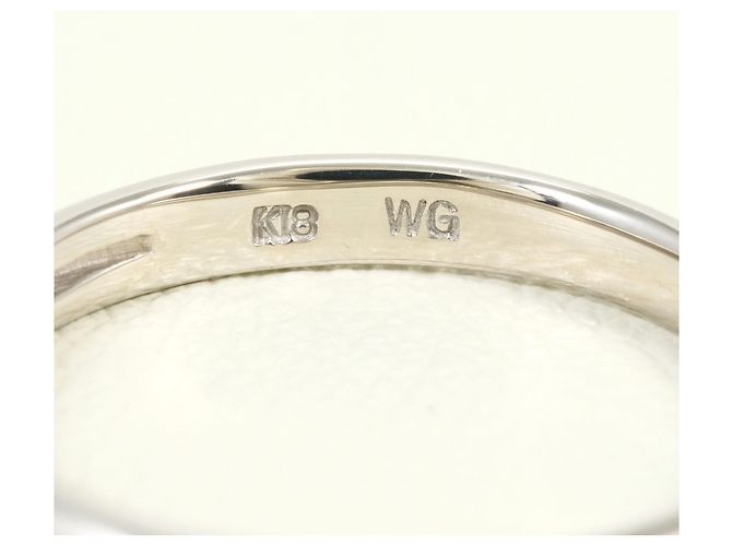 Autre Marque 18K Weißgold-Ring mit Diamant Golden - Ansicht 4
