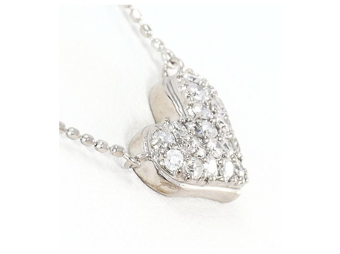 Autre Marque Collana in oro bianco 14K con diamante D'oro - vista 2