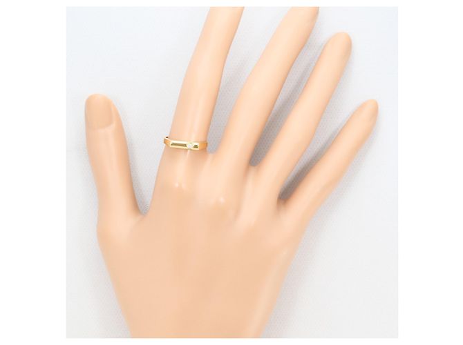 Autre Marque 18K Gelbgold-Ring mit Diamant Golden - Ansicht 6
