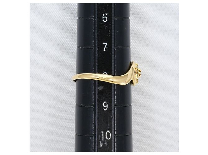 Autre Marque 18K Gelbgold-Ring mit Diamant Golden - Ansicht 7