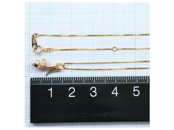 Autre Marque Collana in oro rosa 14K con diamante D'oro - vista 4