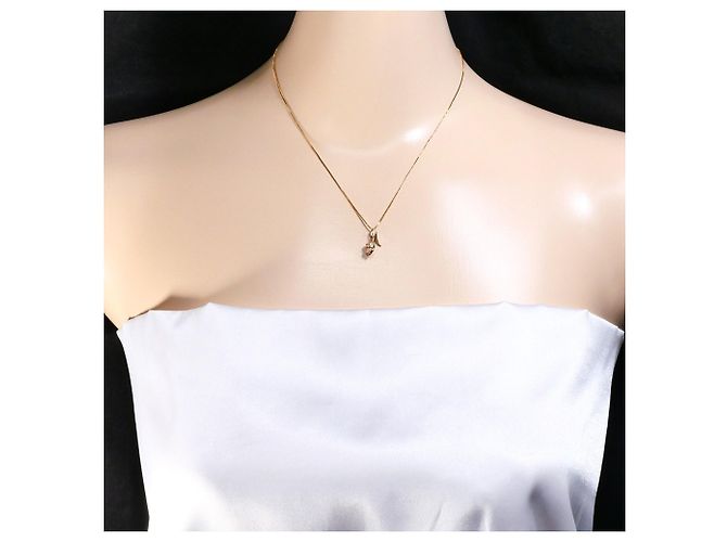 Autre Marque Collana in oro rosa 14K con diamante D'oro - vista 5