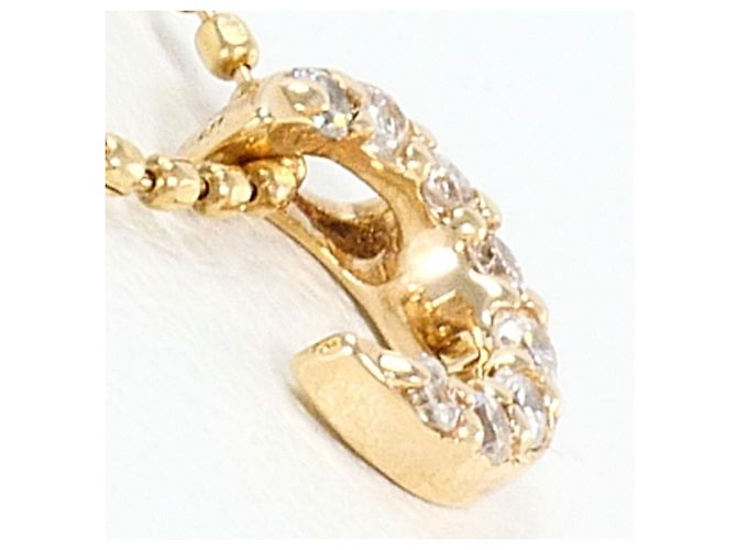 Autre Marque Collana in oro giallo 10K con diamante D'oro - vista 2