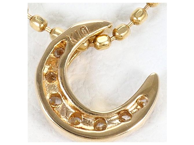 Autre Marque Collana in oro giallo 10K con diamante D'oro - vista 3