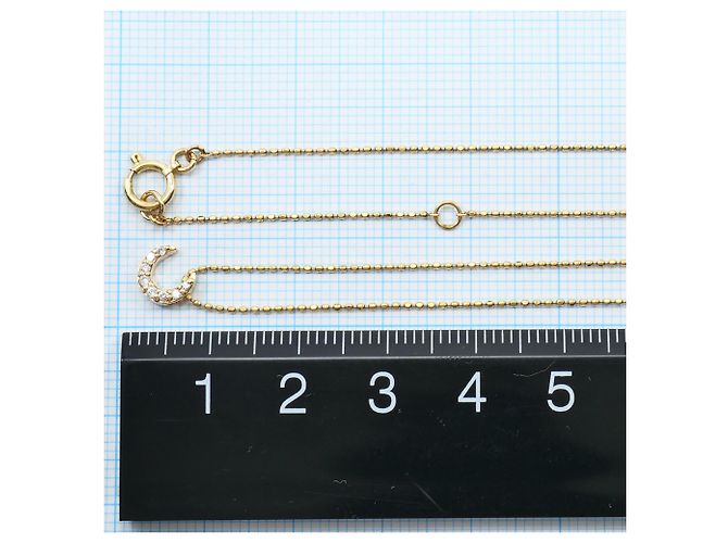 Autre Marque Collana in oro giallo 10K con diamante D'oro - vista 4