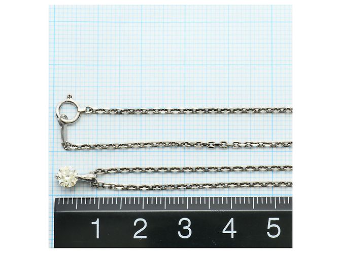 Autre Marque Collana in platino e diamanti con diamante giallo - vista 5
