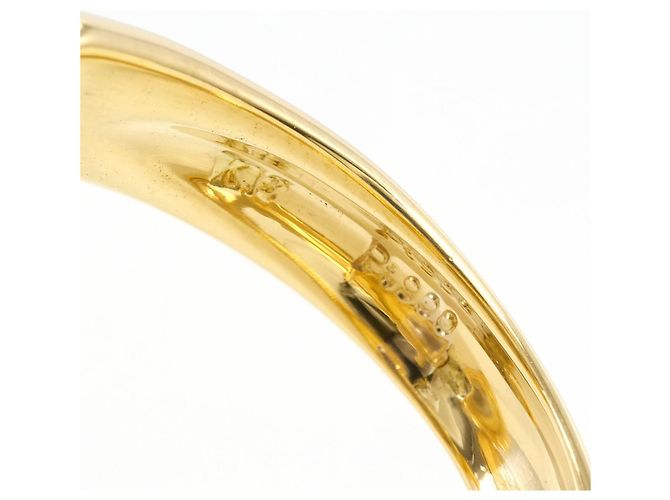 Autre Marque Platin- und Gelbgold-Diamantring Golden - Ansicht 5