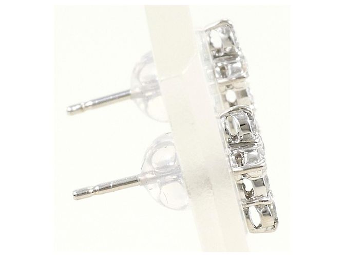 Autre Marque Orecchini a lobo in oro bianco 18K e diamanti D'oro - vista 2