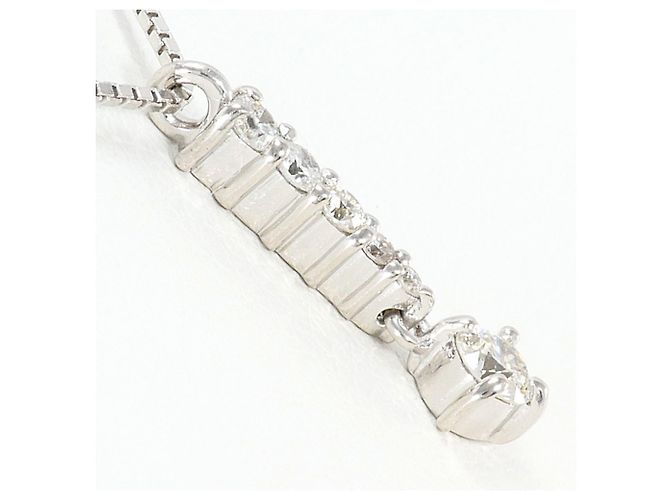 Autre Marque Collana in oro bianco 18K con diamante D'oro - vista 2