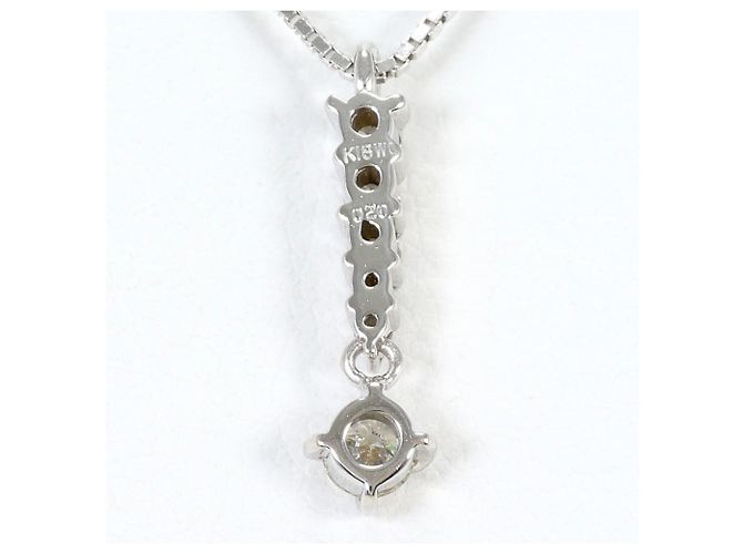 Autre Marque Collana in oro bianco 18K con diamante D'oro - vista 3