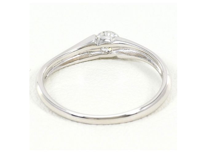 Autre Marque PT900 Platinring mit Diamant - Ansicht 3