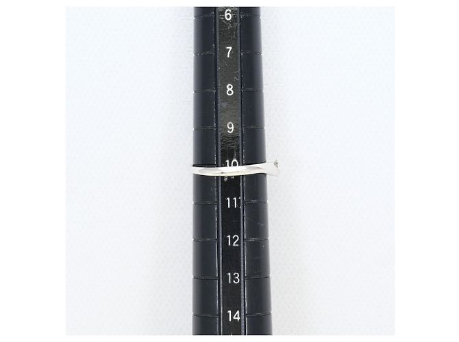 Autre Marque PT900 Platinring mit Diamant - Ansicht 7