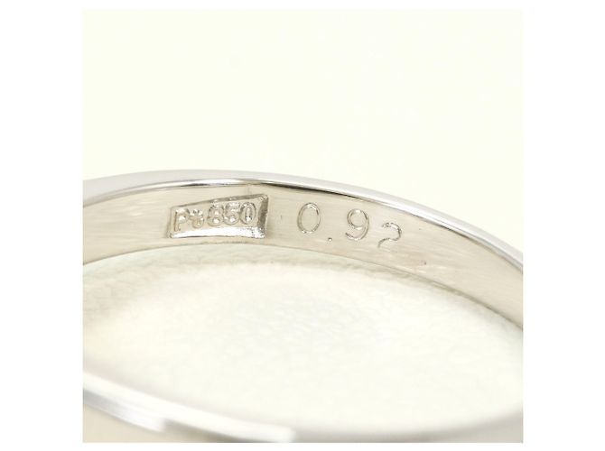 Autre Marque Platinring mit Opal und Diamanten - Ansicht 6