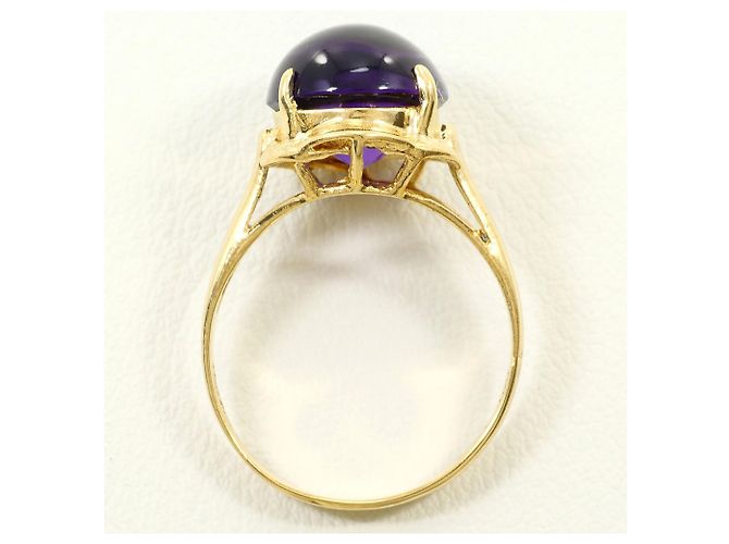 Autre Marque 18K Gelbgold-Ring mit Amethyst Golden - Ansicht 2