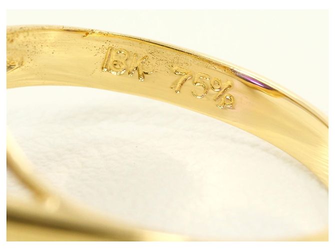 Autre Marque 18K Gelbgold-Ring mit Amethyst Golden - Ansicht 4