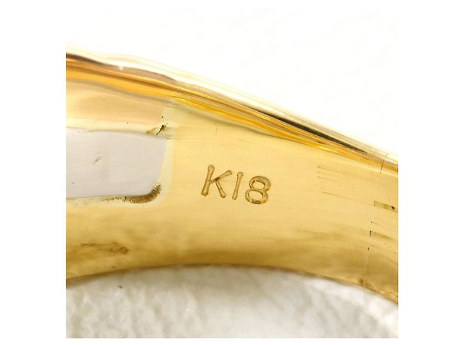 Autre Marque Anel elegante de três bandas metálicas Dourado - vista 5