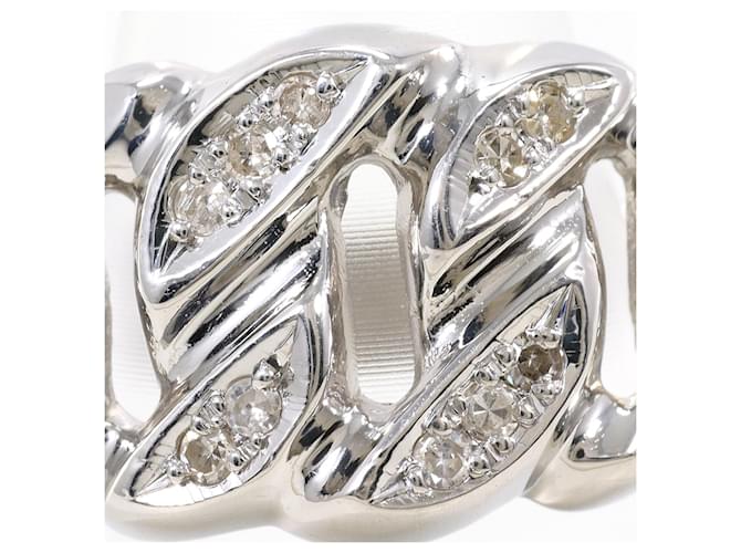 Autre Marque Platinring mit Diamant - Ansicht 2