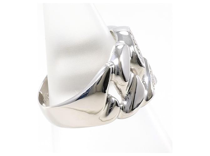Autre Marque Platinring mit Diamant - Ansicht 3