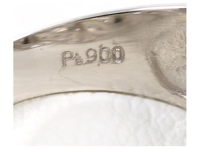 Autre Marque Platinring mit Diamant - Ansicht 6