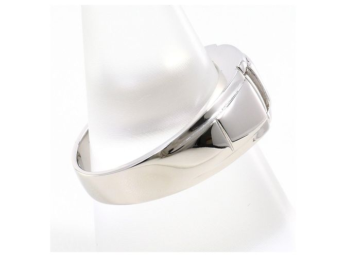 Autre Marque PT900 Platinring mit Diamant - Ansicht 3
