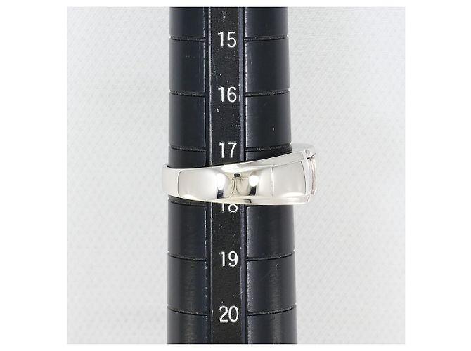 Autre Marque PT900 Platinring mit Diamant - Ansicht 7