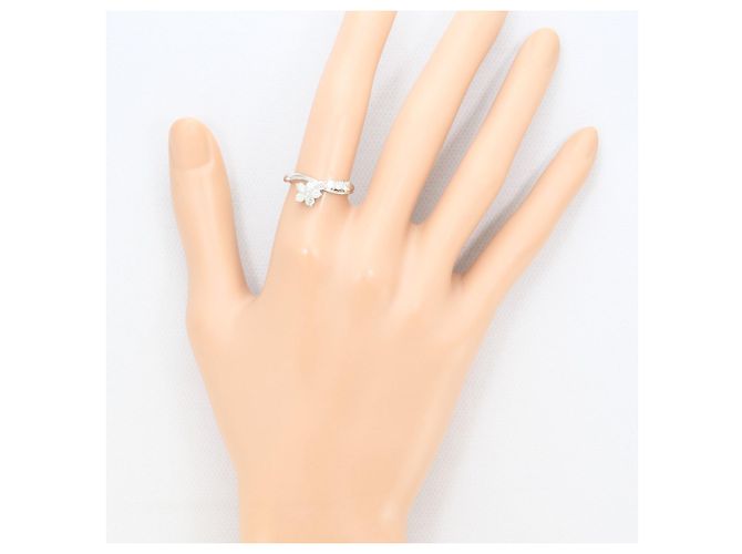 Autre Marque PT900 Platinring mit Diamant - Ansicht 7