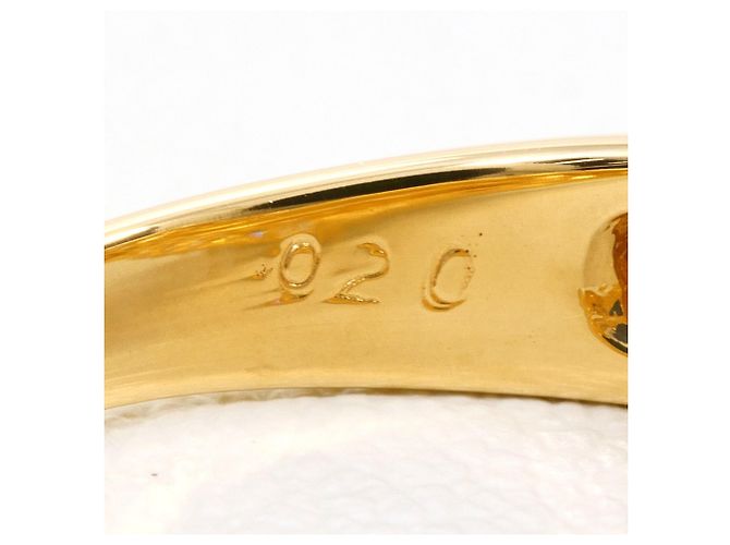 Autre Marque 18K Gelbgold-Ring mit Diamant Golden - Ansicht 6