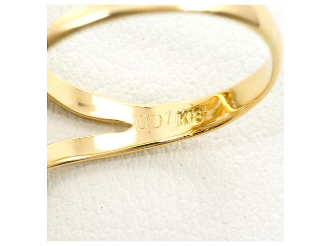 Autre Marque PT900 Platin- und 18K Gelbgold-Ring mit Diamant Golden - Ansicht 5
