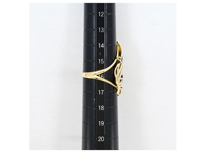 Autre Marque PT900 Platin- und 18K Gelbgold-Ring mit Diamant Golden - Ansicht 8