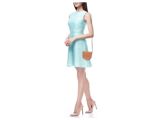 Loewe Small Heel Bag in Pelle di Vitello Marrone - vista 12