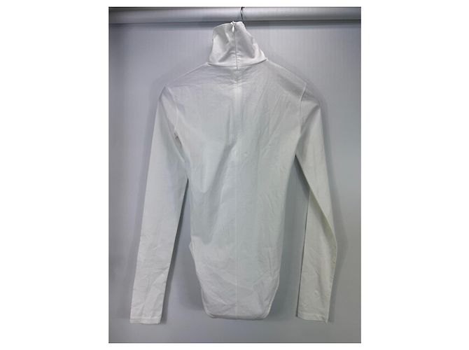Acne Studios Body de cuello alto algodón blanco - vista 4