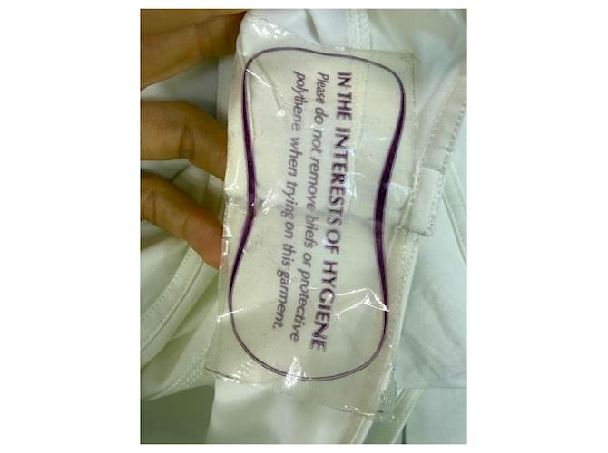 Acne Studios Body de cuello alto algodón blanco - vista 6