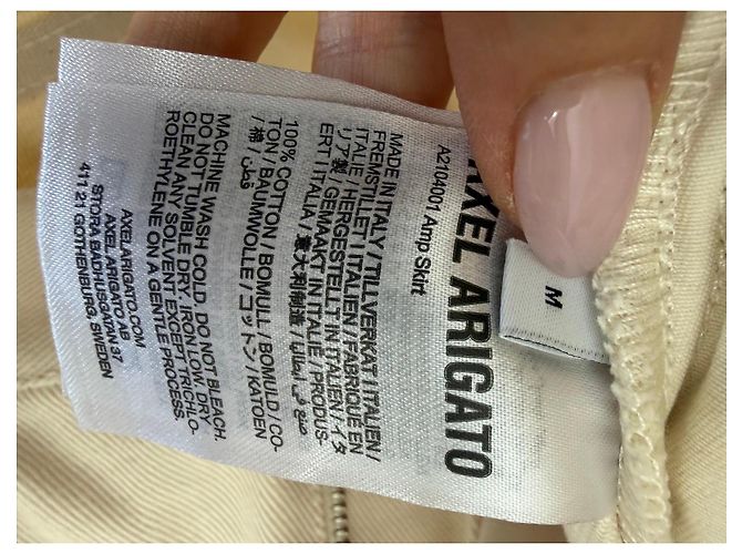 Axel Arigato Falda Maxi Amp Beige - vista 3