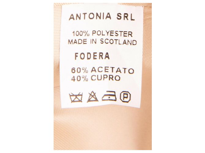 Autre Marque Super Blond Beiges Polyesterkleid mit Schleife - Ansicht 4