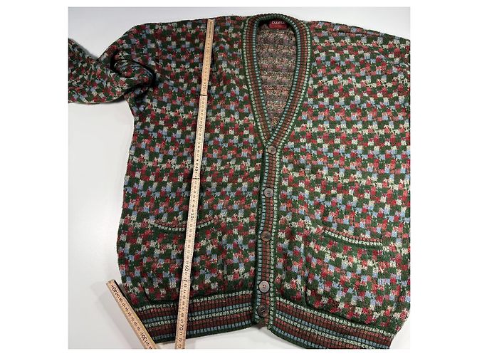 Missoni Cardigan Braun Rot Blau Grün - Ansicht 5