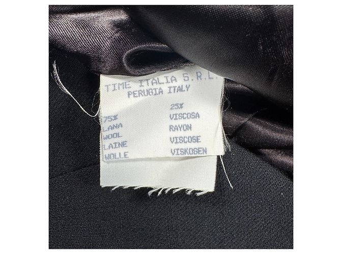 Blazer Thierry Mugler Activ Black de mezcla de lana Negro - vista 4
