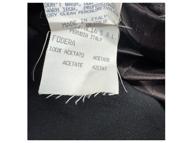 Blazer Thierry Mugler Activ Black de mezcla de lana Negro - vista 5