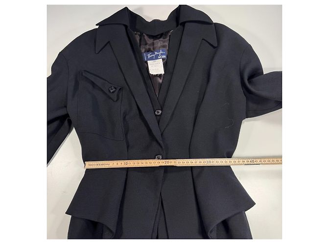 Blazer Thierry Mugler Activ Black de mezcla de lana Negro - vista 7