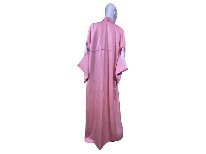 Autre Marque Kimono de seda rosa - vista 8
