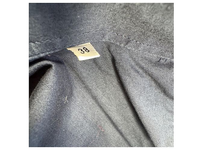 Autre Marque Camicia in cotone blu navy slim fit Versace Collection Blu scuro - vista 4