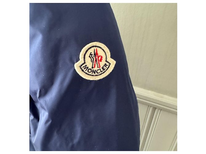 Giacca puffer Moncler blu navy - vista 2
