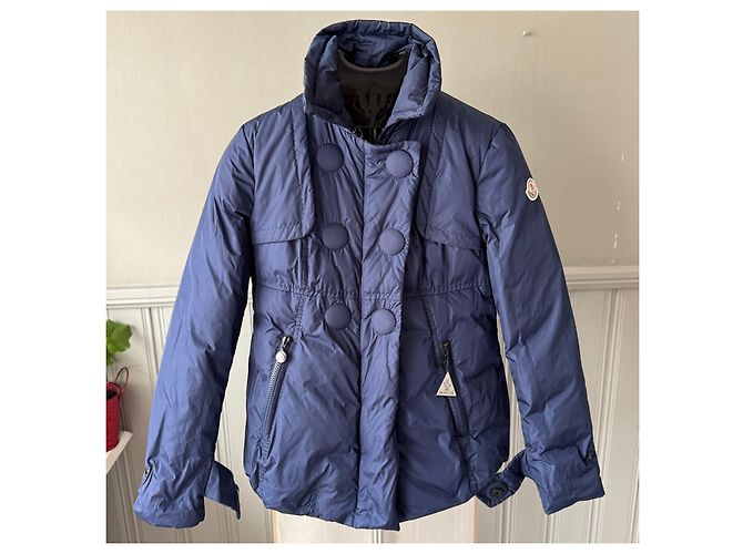 Giacca puffer Moncler blu navy - vista 3