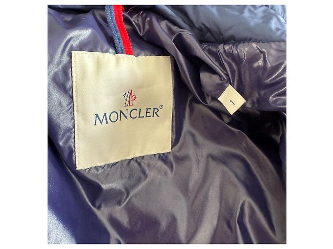 Giacca puffer Moncler blu navy - vista 5