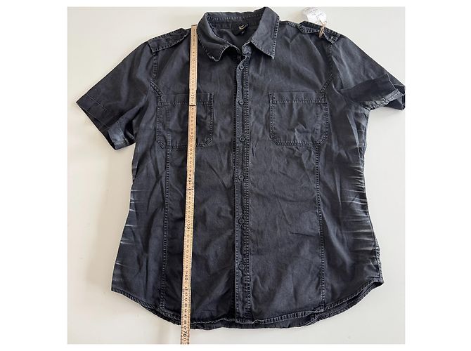 Camicia a maniche corte Just Cavalli Nero - vista 7