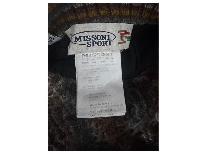 Missoni Sport Reversible Bomberjacke Braun Mehrfarben Grau - Ansicht 8