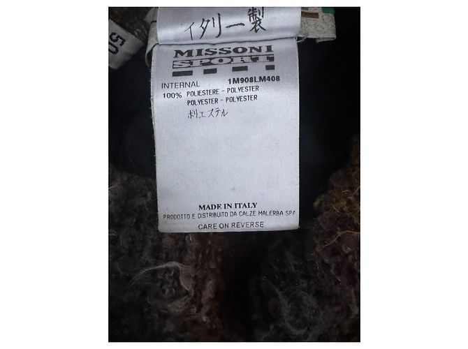 Missoni Sport Reversible Bomberjacke Braun Mehrfarben Grau - Ansicht 9